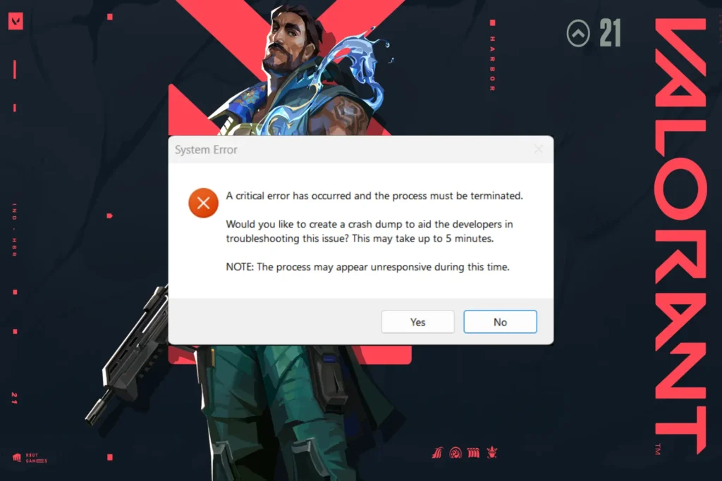 cara mengatasi valorant crash